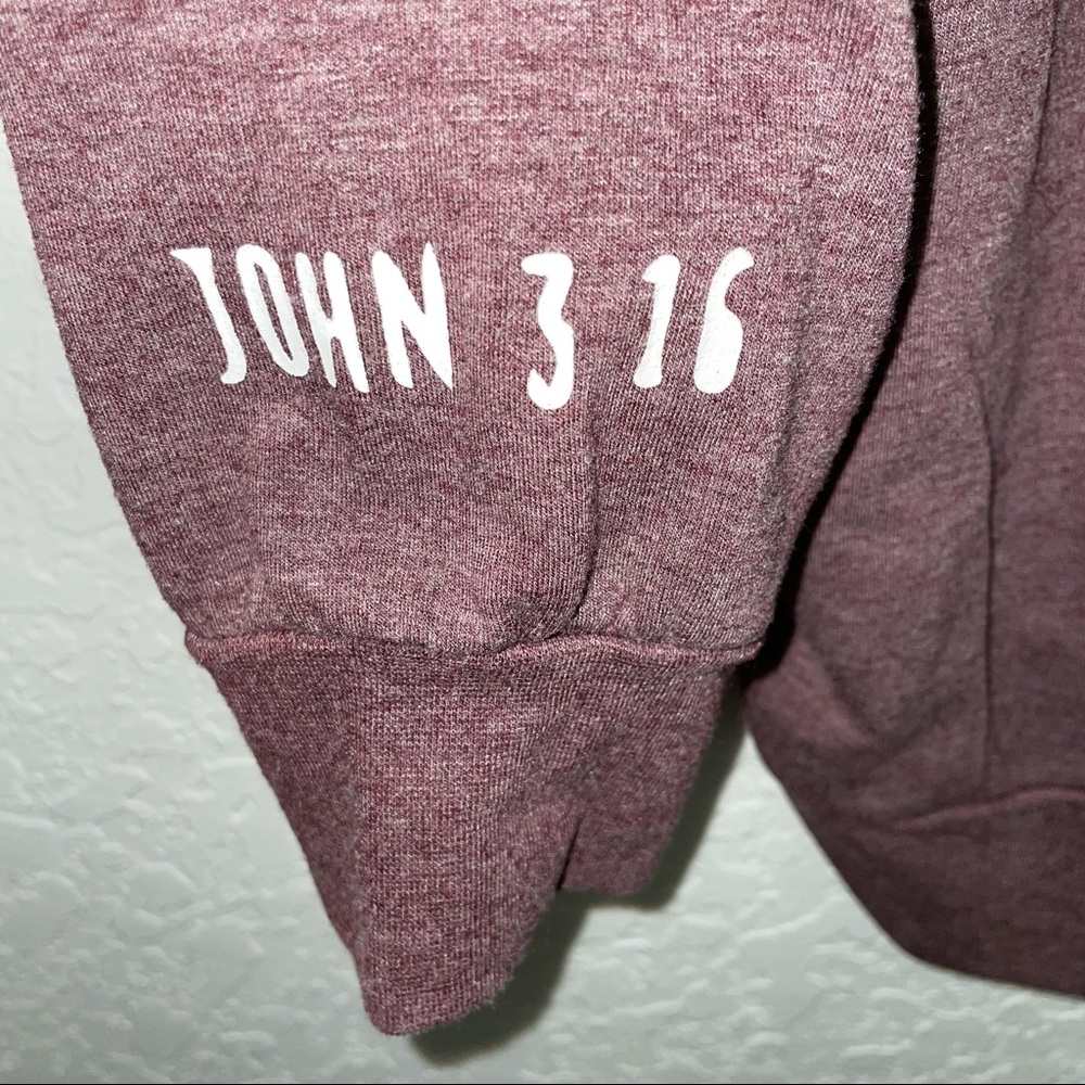 Feathers Maternity Bible Scripture Sweater - image 2